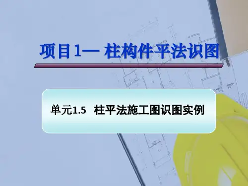 柱构件平法识图—柱平法施工图识图实例