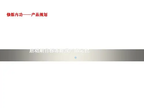 成都保利石象湖项目住宅产品定位和商业配套建议2