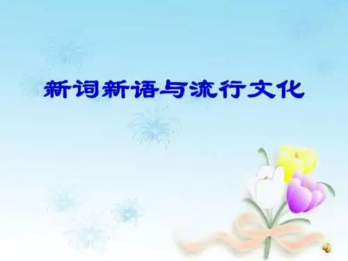 【高中语文】新词新语与流行文化ppt精品课件25