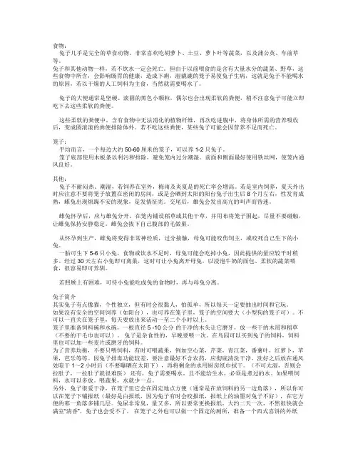 兔子养殖