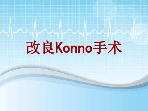 手术讲解模板：改良Konno手术
