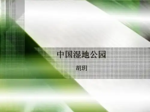 湿地公园设计导则