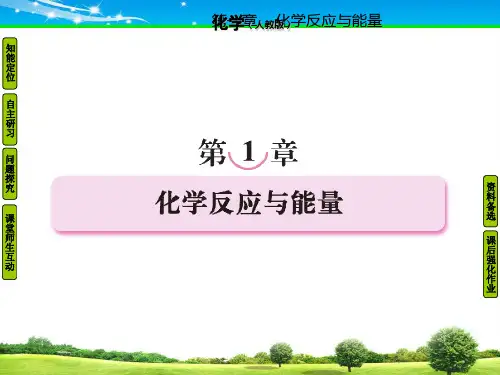 人教版化学选修4第一章第一节课件