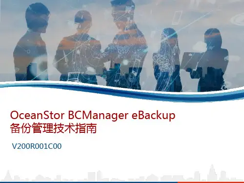 OceanStor BCManager eBackup备份管理技术指南