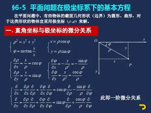 6-3弹性力学平面问题(极坐标)