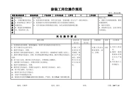 前处理、电泳操作规范