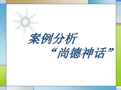 无锡尚德案例分析 ppt课件