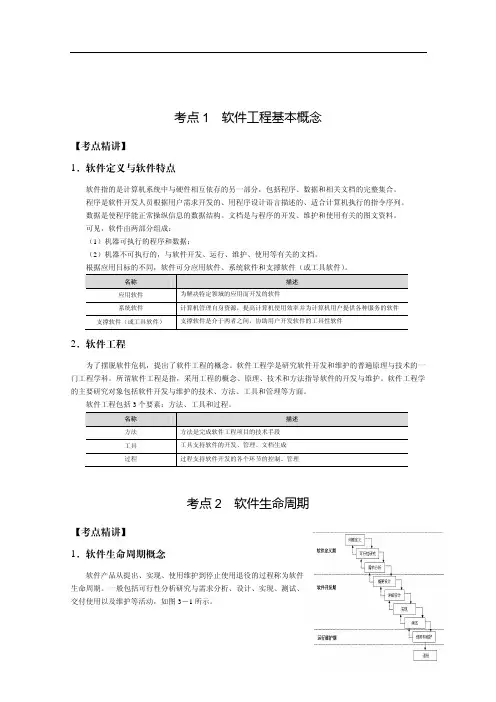 软件工程基础知识