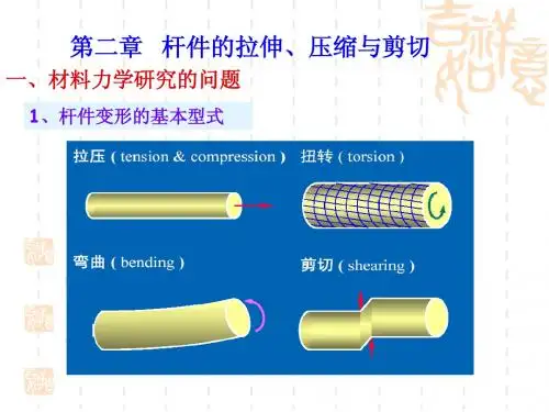 拉伸压缩与剪切