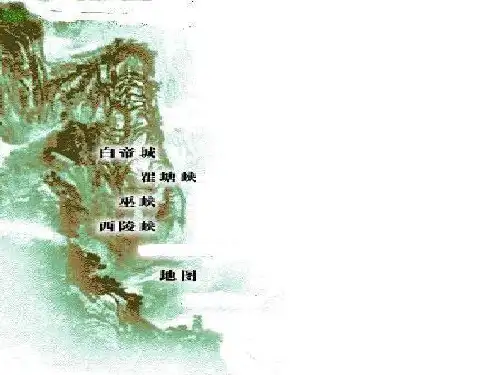 《长江三峡》复习资料PPT精品课件