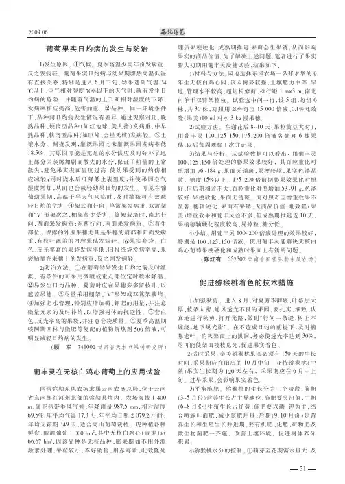 促进猕猴桃着色的技术措施