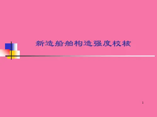 新造船舶结构强度校核ppt课件