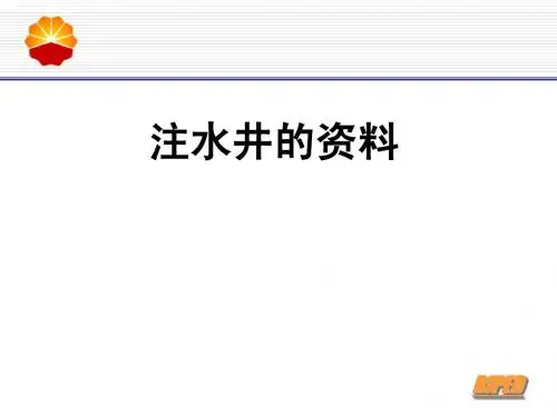 注水井资料