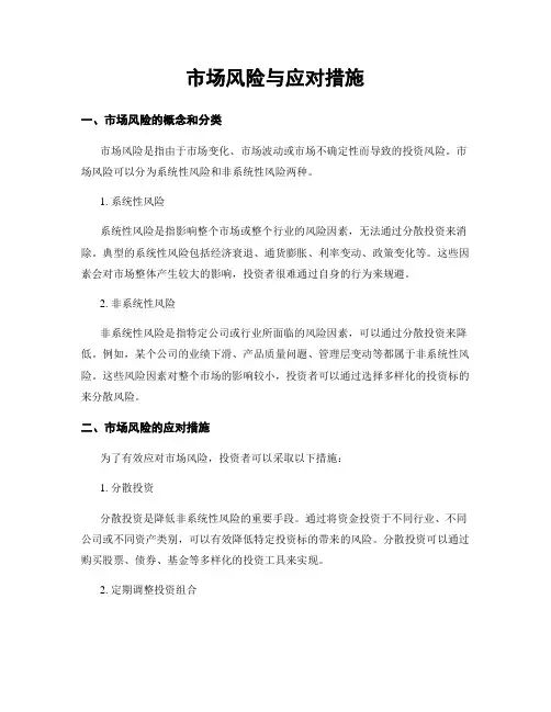 市场风险与应对措施