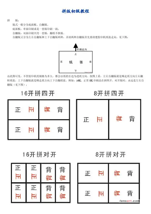 拼版初级教程