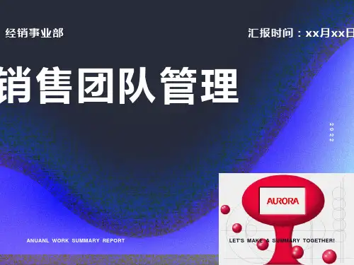 销售团队管理PPT