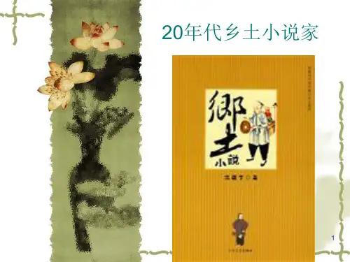 20年代乡土小说ppt课件