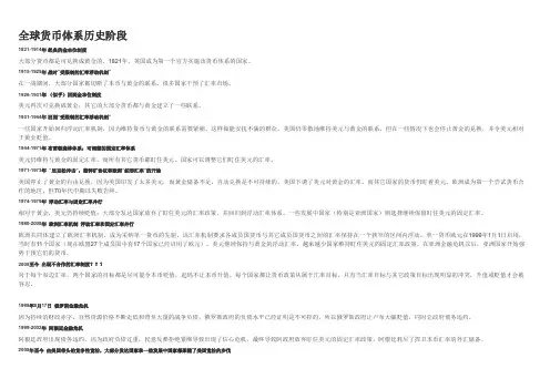 高盛-货币战争系列科普