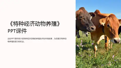 《特种经济动物养殖》课件