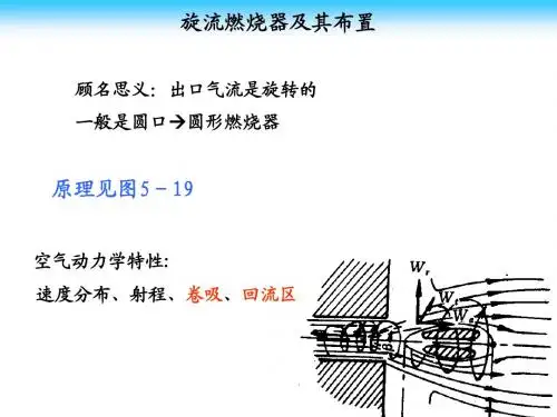 燃烧设备及运行-旋流燃烧器