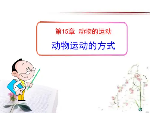 《动物运动的方式》PPT课件  图文