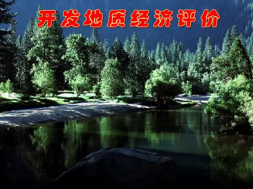 油气开发地质经济评价
