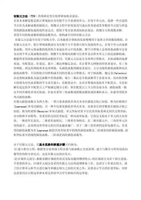 有限元方法——精选推荐