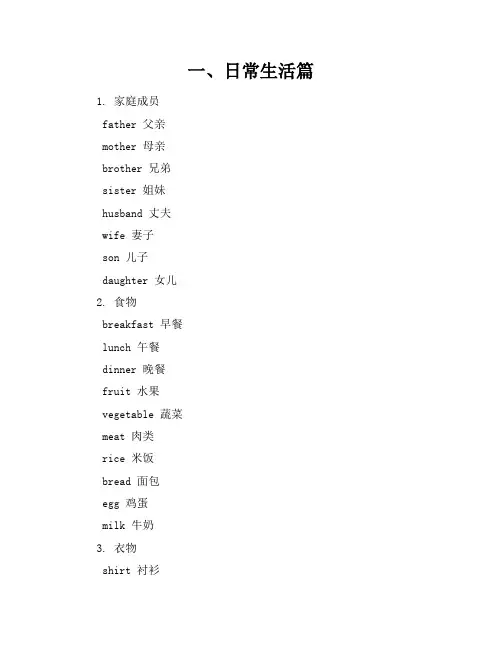 雅思英语词汇(超全)[参考]