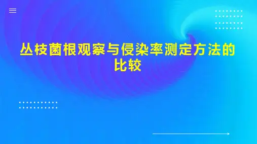丛枝菌根观察与侵染率测定方法的比较