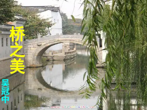 八年级语文上册 《桥之美》优秀课件(15页) 人教新课标版
