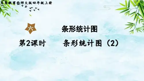 第2课时   条形统计图(2)四年级上册数学西师版