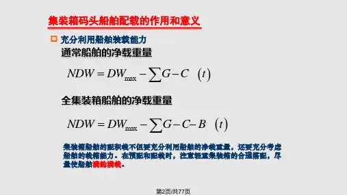 集装箱码头船舶配积载业务.pptx