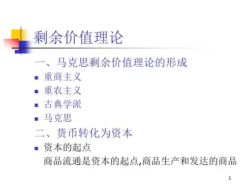 剩余价值理论