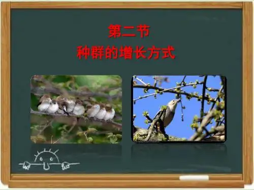 浙科版高中生物必修三《种群的增长方式》教学课件-新版