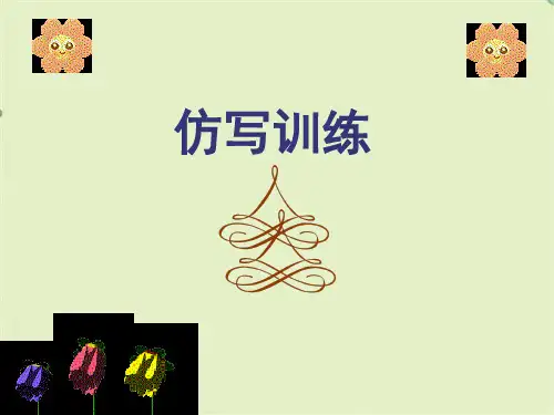 仿写专题训练(共29张PPT)