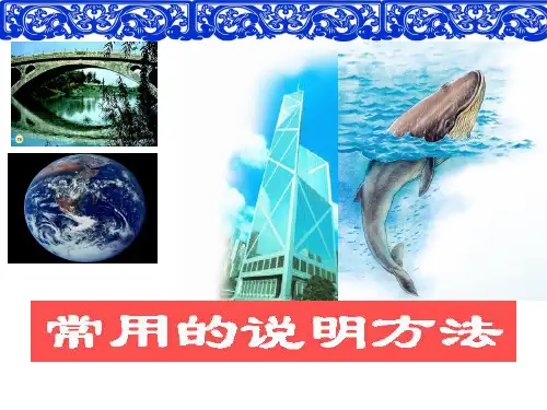 小学语文说明方法讲解课件