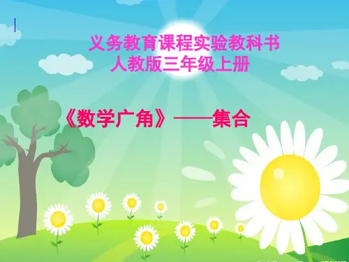 《数学广角》——集合 课件