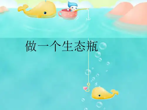 五年级上册科学课件-1.6 做一个生态瓶｜教科版 (共12张PPT)(1)