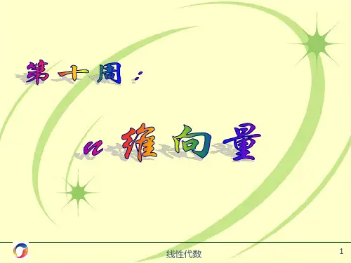 (完整版)n维向量及其线性相关剖析