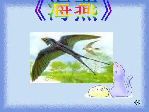 七下郑振铎《海燕》优质课件