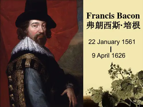 英国文学选读_Francis Bacon弗朗西斯·培根