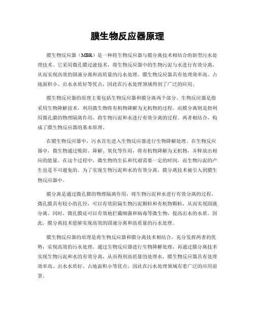 膜生物反应器原理