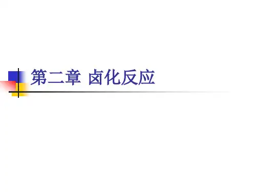 第二章卤化反应