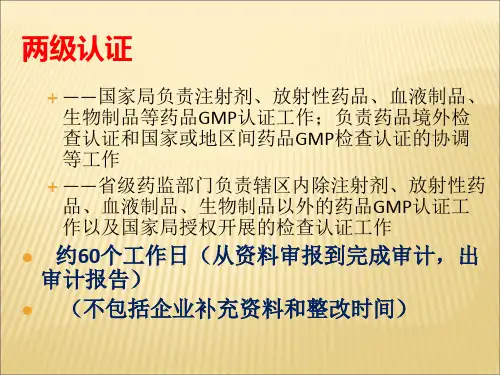 2010版药品GMP认证工作及审计案例(2014年4月)-PPT文档
