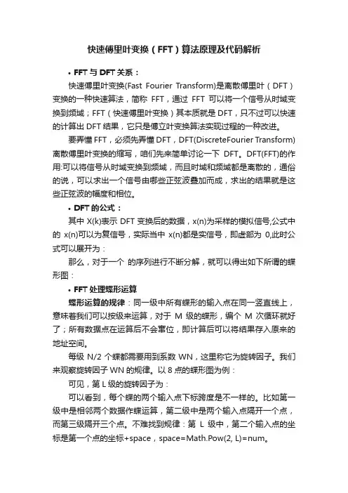 快速傅里叶变换（FFT）算法原理及代码解析