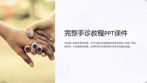 《完整手诊教程》课件