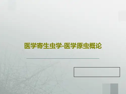 医学寄生虫学-医学原虫概论共36页