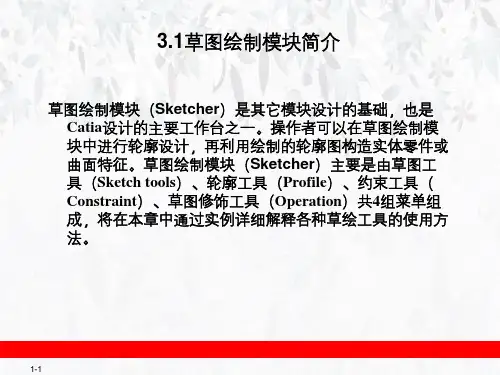 CATIA精品教材第3章绘制草图