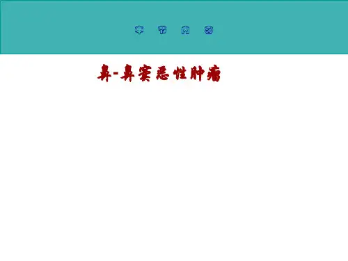 鼻窦恶性肿瘤