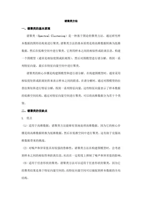 谱聚类方法